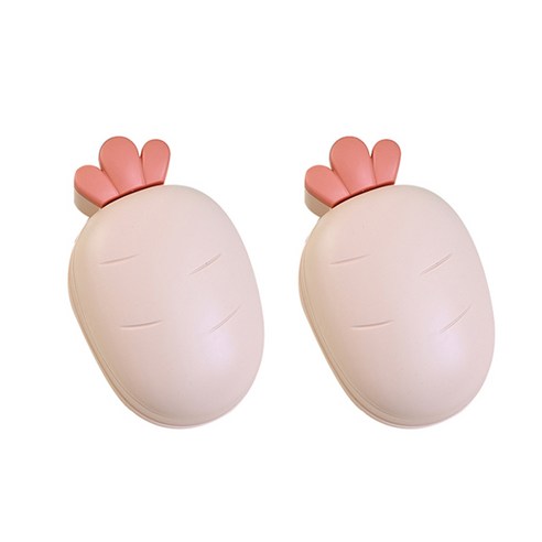 무무 비누홀더 RK_314, 핑크, 2개