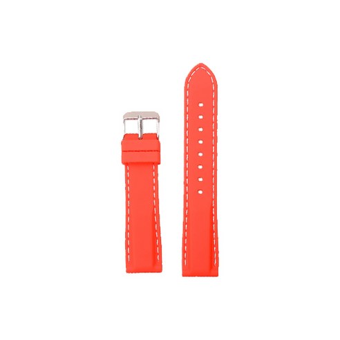 코쿼드 갤럭시 워치 42mm 20mm 스티치 우레탄 밴드, 레드, 1개