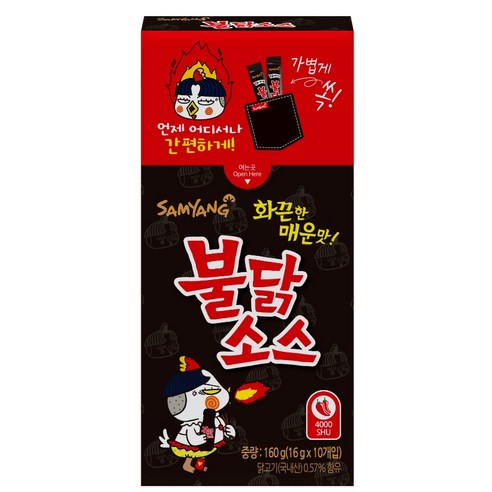 삼양 스틱 불닭소스, 160g, 1개