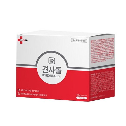 견사돌 연어맛 소형견용 덴탈껌, 168g, 1개