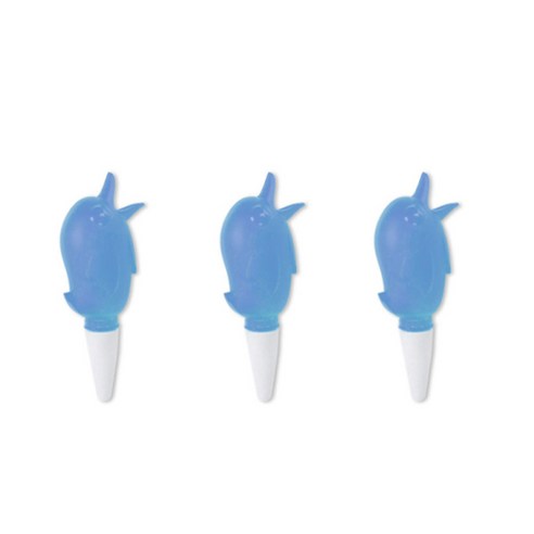 제이씨피 화분 물 주는 아기새 블루 3p, 1세트