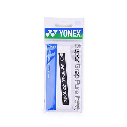 요넥스 배드민턴 그립 AC-108EX 20p, 화이트(WH), 20개
