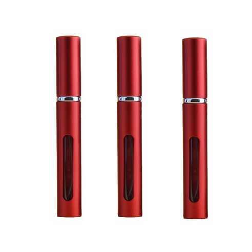 휴대용 스프레이 향수 공병 5ml, 레드, 1개