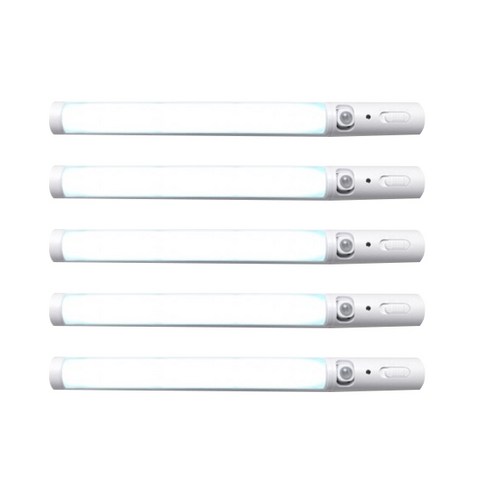 LED 모션감지 무선 센서등 V2 5p, 백색