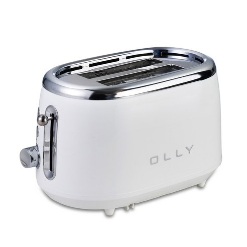 OLLY 전기 토스터기 화이트: 매일의 아침 식사를 향상시키세요!