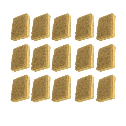 베스트유 천연 코코넛 수세미 소 6 x 8 x 1.8 cm, 15개, 1개입