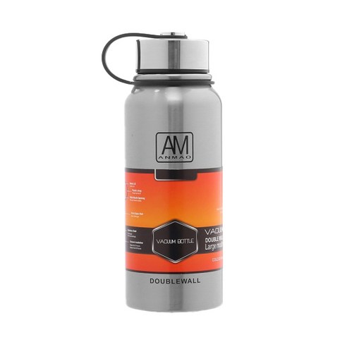AM 스텐 보온병, 실버, 650ml