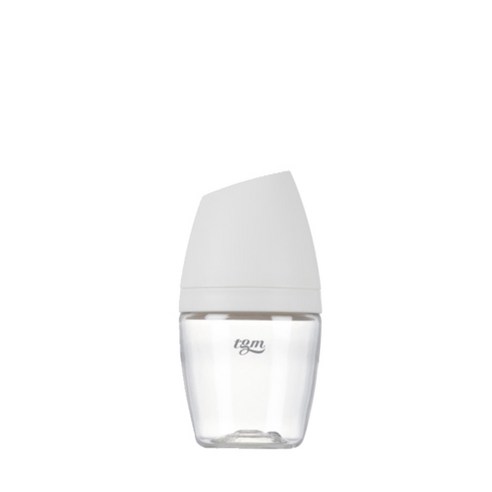 티지엠 트라이탄 쌀알 젖병 160ml + 젖꼭지, 퓨어화이트, 1개