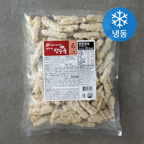 베지가든 비건 바삭 탕수육 (냉동), 1kg, 1개