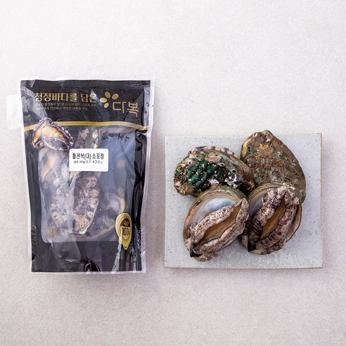 다복 청정바다를 담은 활전복, 340g(대, 4미), 1개