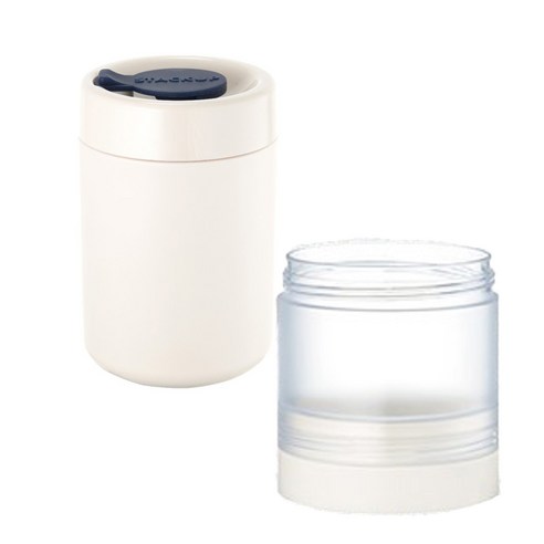 스텍업 블록 보틀 H 미니 추가세트 355ml + 180ml, 화이트, 추가세트(투명)