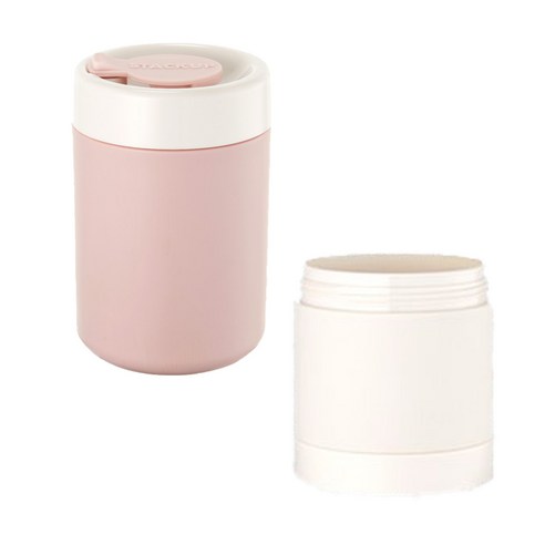 스텍업 블록 보틀 H 미니 추가세트 355ml + 180ml, 핑크, 추가세트(화이트)