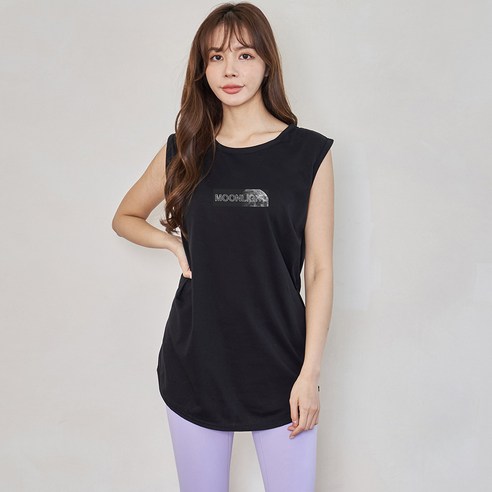 진마니아 여성용 빅사이즈 문라이트 하프 라운드 나시티 CA5T29