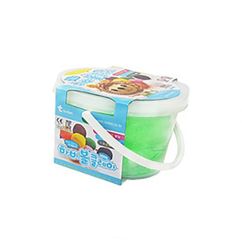 토단교재 하비볼 클레이, 형광연두, 300g, 1개