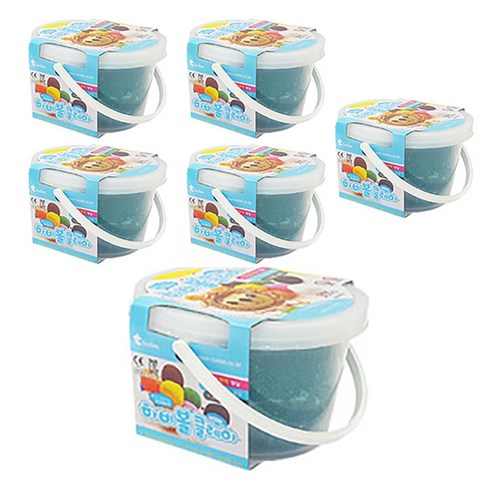 토단교재 하비볼 클레이 6p, 초록, 300g