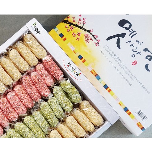 담양한과 꽃창포 삼색유과 선물세트