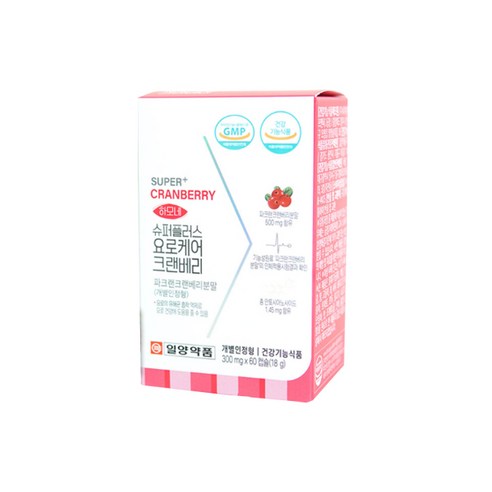 하모네 슈퍼플러스 요로케어 크랜베리 분말 캡슐, 60정, 1개