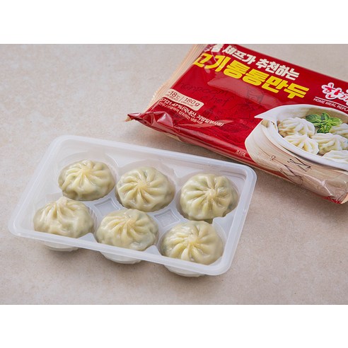 통통한 고기만두, 간편하게 조리해 섭취할 수 있는 풍성한 만두