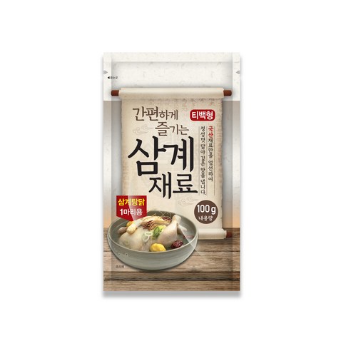 간편하게 즐기는 삼계 재료, 100g, 4개