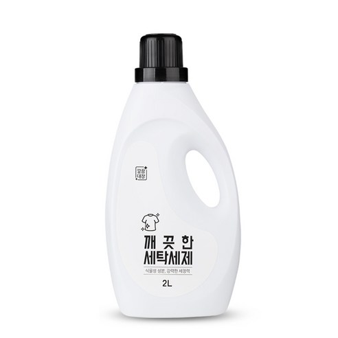 깔끔대장 깨끗한 세탁세제, 2L, 2개