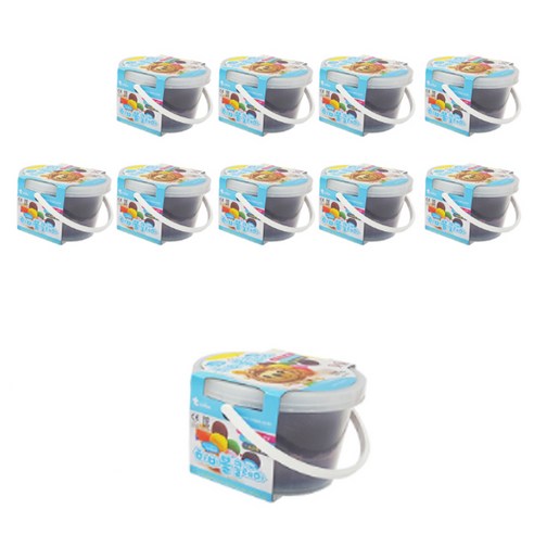 토단교재 하비볼클레이 10p, 갈색, 300g, 5개