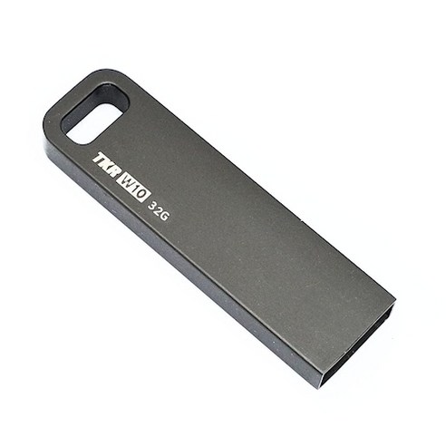 티케이리테일 메탈 USB 메모리 W10 블랙, 32GB