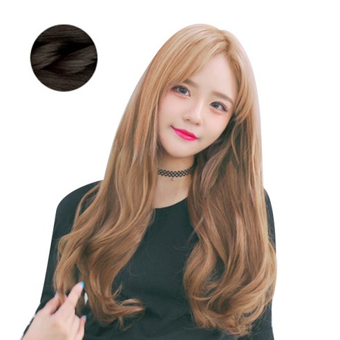 고운머리 헤어 스타일피스 바디S컬 웨이브 15호, 내츄럴브라운, 1개