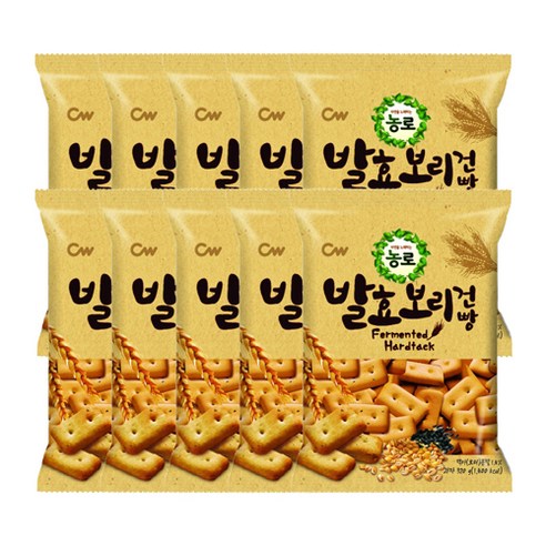 청우 발효 보리 건빵, 320g, 3개