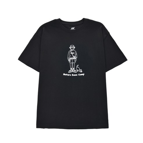 제이씨비 아동용 캠핑 소녀 박스핏 티셔츠 Q345