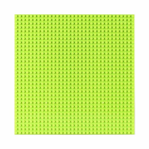 토이다락방 레고 놀이판 32x32칸, 연두, 1개