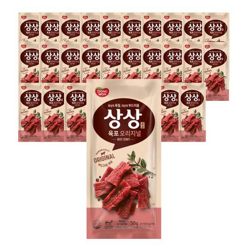 동원 상상 육포 오리지널, 50g, 30개
