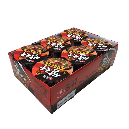 농심 쌀국수 소고기장국 컵라면 73g, 6개