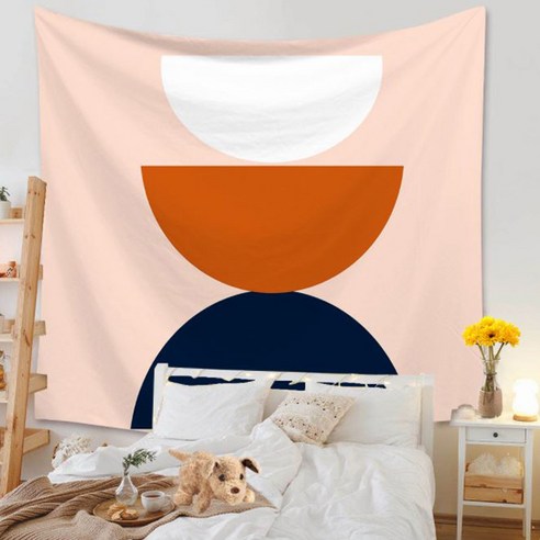 알럽홈 모던 그래픽 벽장식 테피스트리, TYPE28