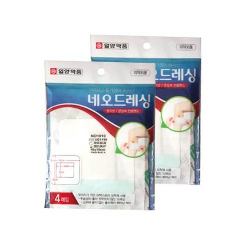일양약품 네오드레싱 상처밴드 표준형, 4개입, 2개