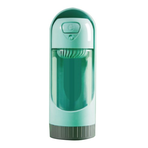DEPTH9 반려동물 미니미 견블러 산책 필터 물통 300ml, 민트, 1개