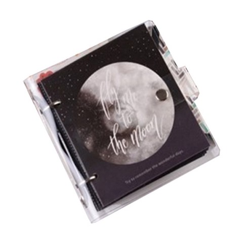 빛 그림자 시리즈 포토북 블랙 더블 3 x 5, 달