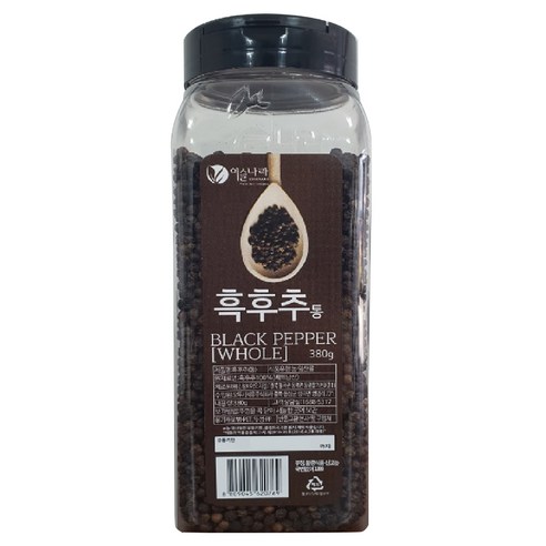 이슬나라 통 흑후추, 380g, 1개