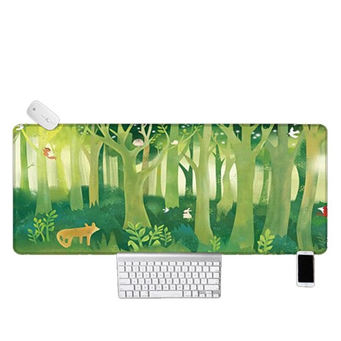 네추럴 마우스장패드 30 x 80 x 0.4 cm, TYPE20, 1개