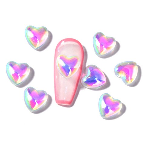 할로뷰티 러브캔디 하트 네일 파츠, 30개, 심포니