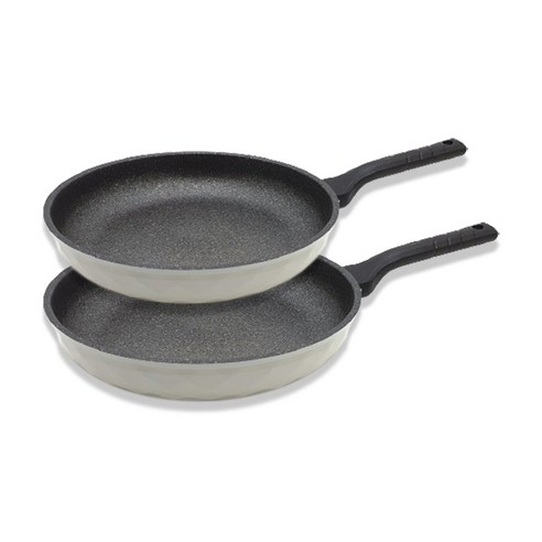 BARON 크리스탈 IH 프라이팬 세트 2개, 프라이팬 28cm + 30cm