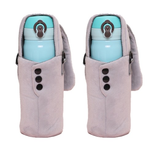 큐트 러블리 텀블러 파우치 350ml T28, 타입4, 2개