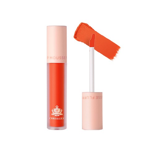 크리스앤릴리 플러피 벨벳 립무스 4g, #OR01 ACTIVE ORANGE, 1개