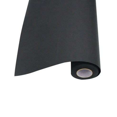 포장지 밍크지 120g, 검정, 1개