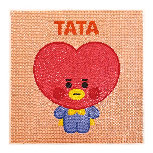 아이러브레인팅 BT21 DIY CUBIC PAINTING_BABY 25 x 25 cm, TATA, 1개