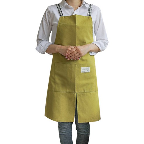 골드얀 조이 앞치마 L, 올리브, 1개