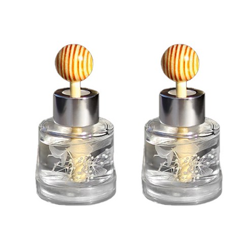 돌비웨이 플라워 송풍구 클립형 차량용 디퓨저 50ml, 2개, 가든파티
