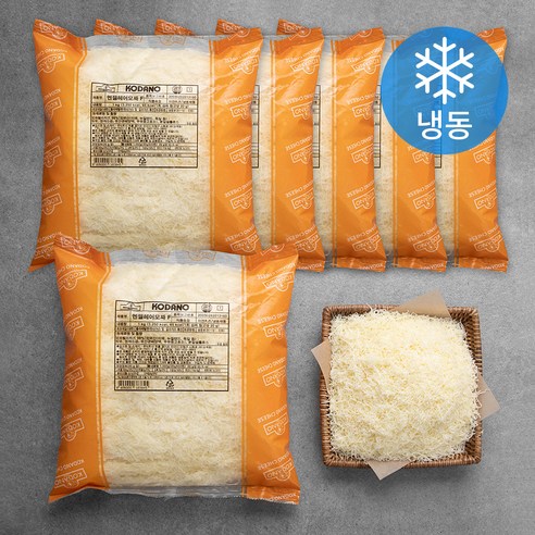 코다노 엔젤 헤어 모짜렐라치즈 F (냉동), 1kg, 6개