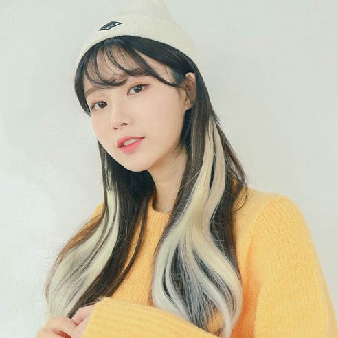 가발매니아 퍼스널 믹스 컬러피스 고열사 브릿지 2p, 크림믹스, 1세트