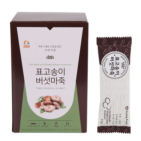 오양식품 표고송이 버섯 마죽, 21g, 13개입, 13개