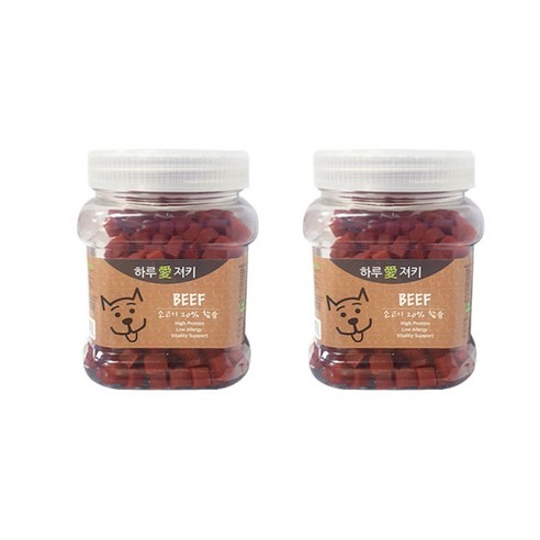하루애 져키, 2개, 소고기맛